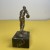 Rzeźba figurka sportowca kręgle metal marmur art déco lata 20/30-te