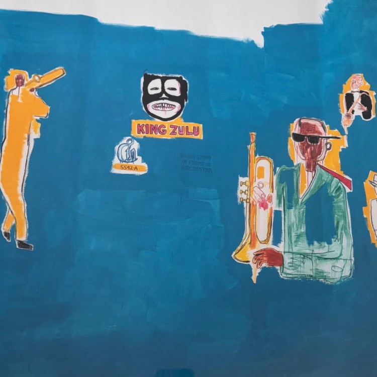King Zulu Reprodukcja ikonicznej pracy Jeana-Michela Basquiata z 1986 roku