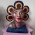 Ekspresyjna rzeźba współczesna papier mâché unikat