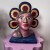 Ekspresyjna rzeźba współczesna papier mâché unikat