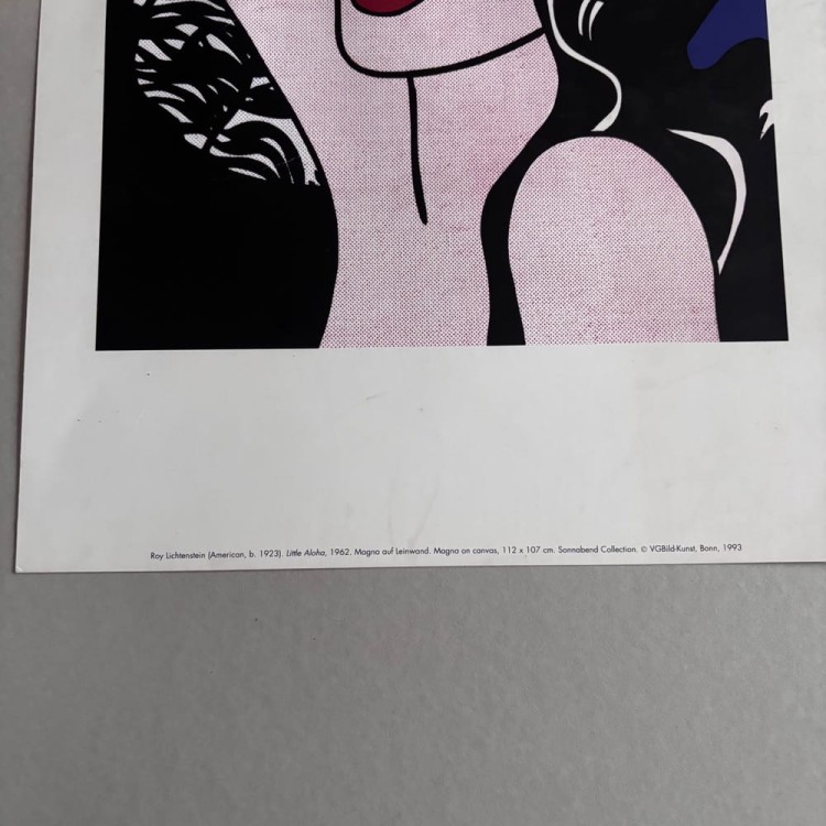 Roy Lichtenstein Little Aloha plakat 1993 Pop Art