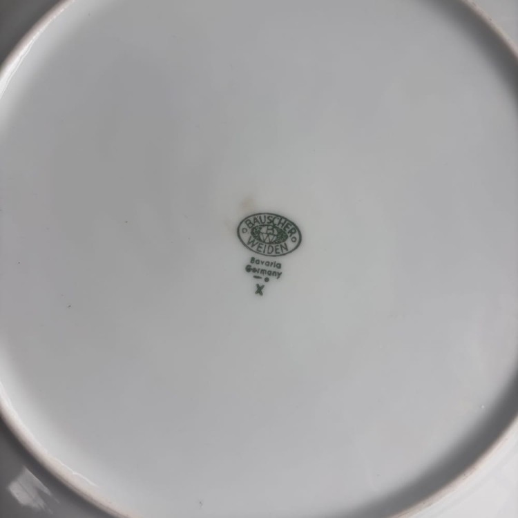 Malowany talerz dekoracyjny Porcelana Bauscher Weiden