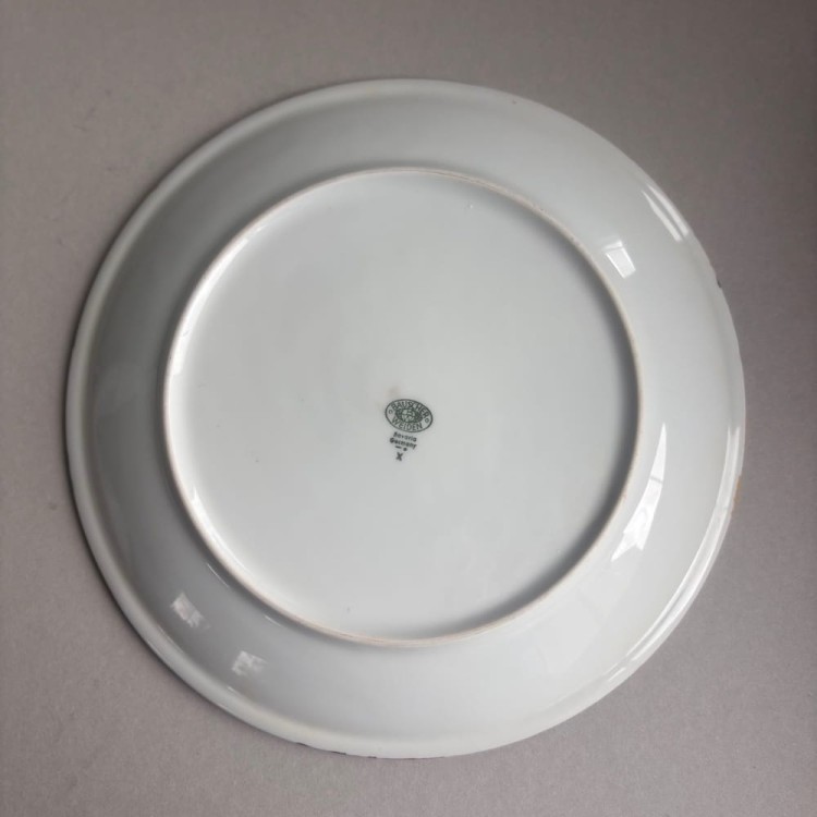 Malowany talerz dekoracyjny Porcelana Bauscher Weiden