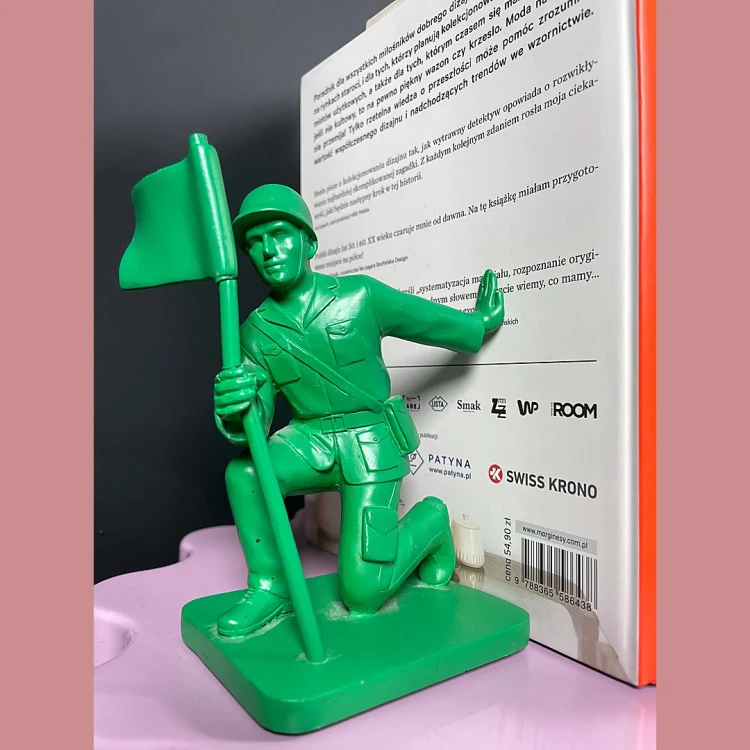 Podpórki do książek komplet Żołnierzyki 2 szt.