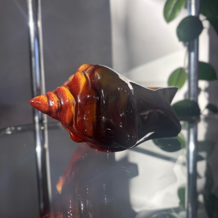 Ceramiczna miseczka na drobiazgi w kształcie muszli