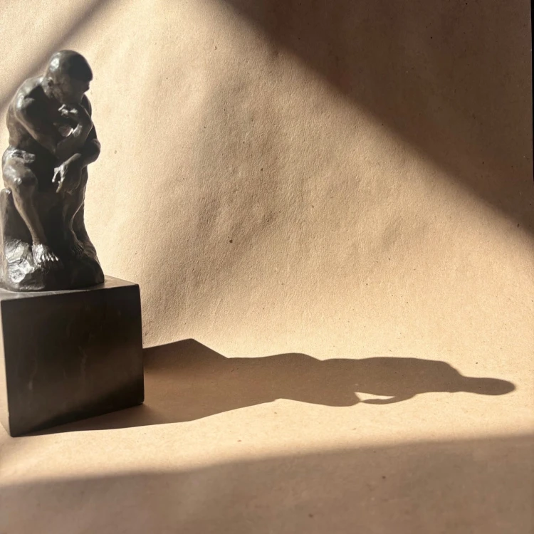 Rodina Myśliciel Bronze Garanti Paris J.B. DEPOSÉE