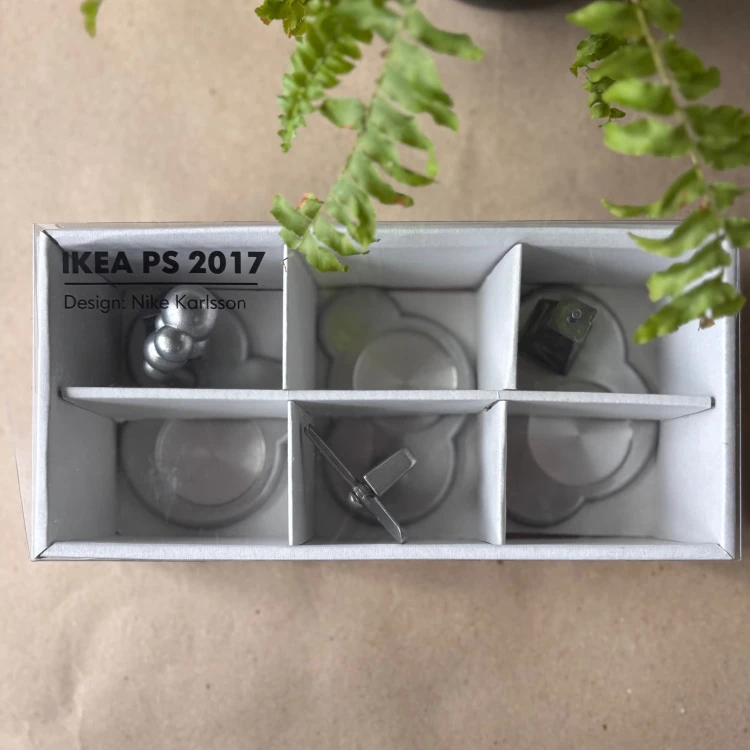 Świeczniki Ikea industrialne Nike Karlsson PS 2017 r.