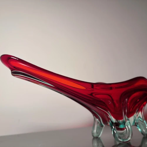 Niesamowite duże szkło artystyczne Murano patera Vintage