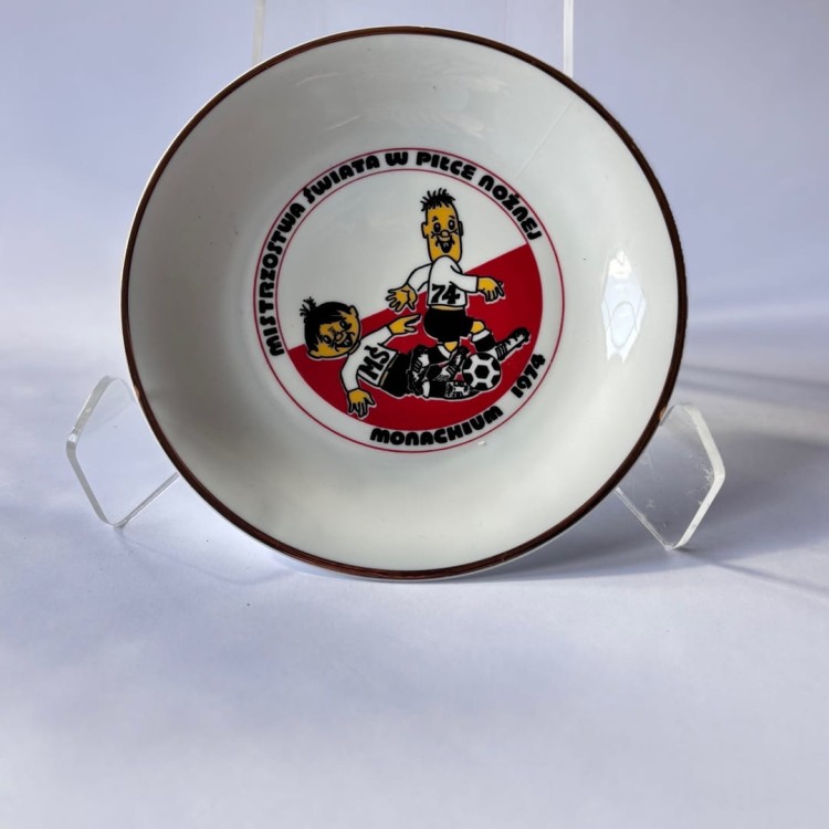 Mistrzostwa Świata w Piłce Nożnej Monachium 1974 - talerz okolicznościowy