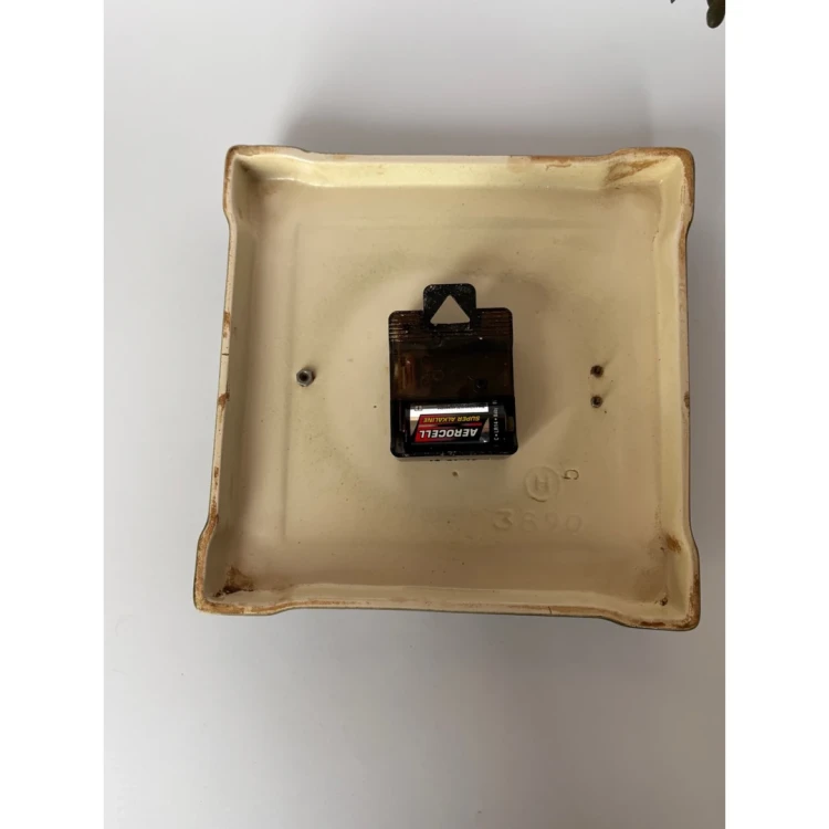Zegar ceramiczny z lat 70-tych Europa