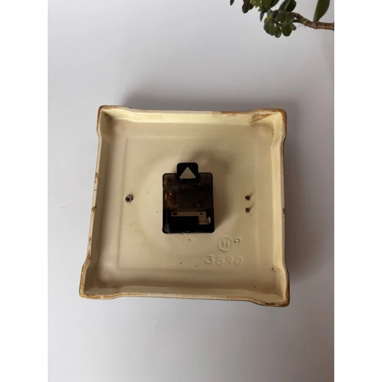 Zegar ceramiczny z lat 70-tych Europa