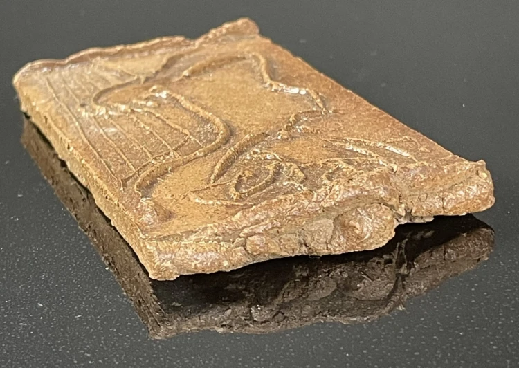 Plakieta ceramiczna ozdobna ceramiczna w nurcie secesyjnym