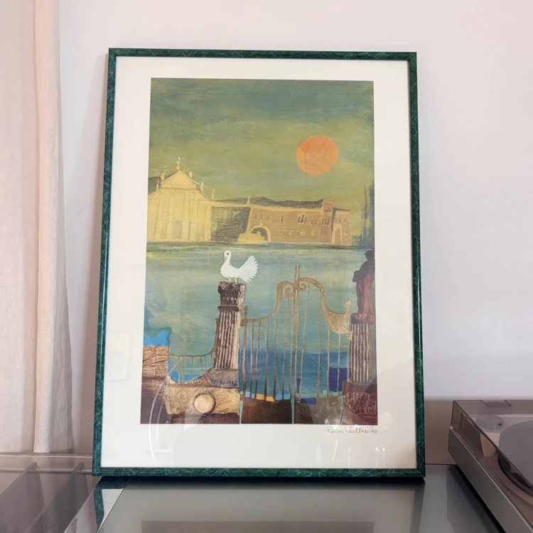 O Sole Mio III reprodukcja z lat 90-tych autorstwa Rosiny Wachtmeister