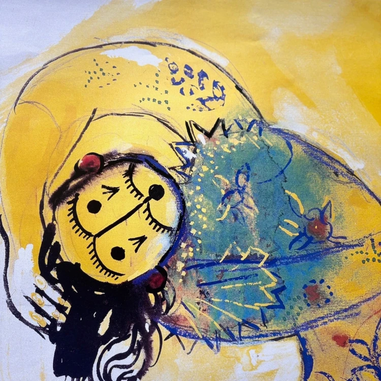 Marc Chagall szkic kostiumu do baletu „Ognisty ptak”