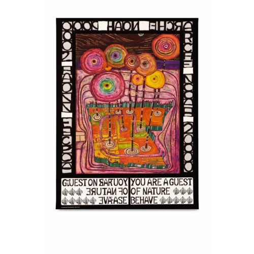 Hundertwasser You Are A Guest of Nature Bahave