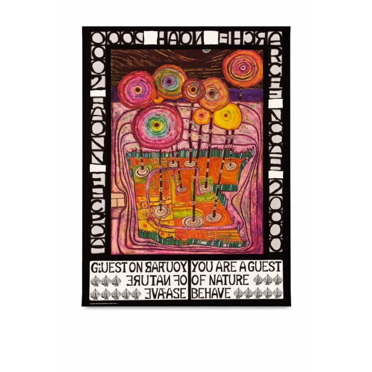 Hundertwasser You Are A Guest of Nature Bahave