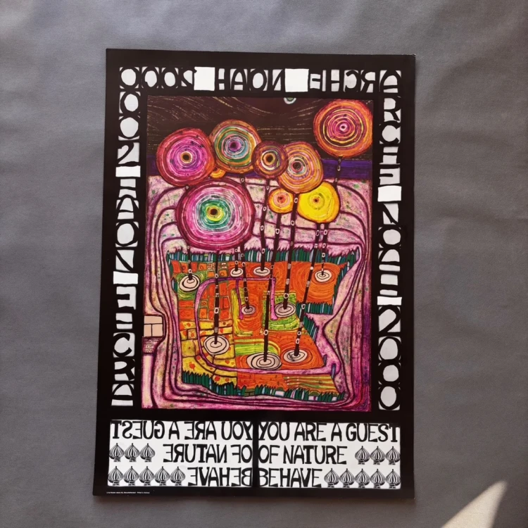 Hundertwasser You Are A Guest of Nature Bahave