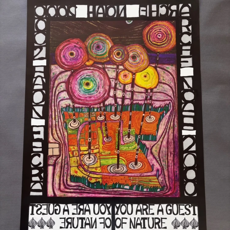 Hundertwasser You Are A Guest of Nature Bahave