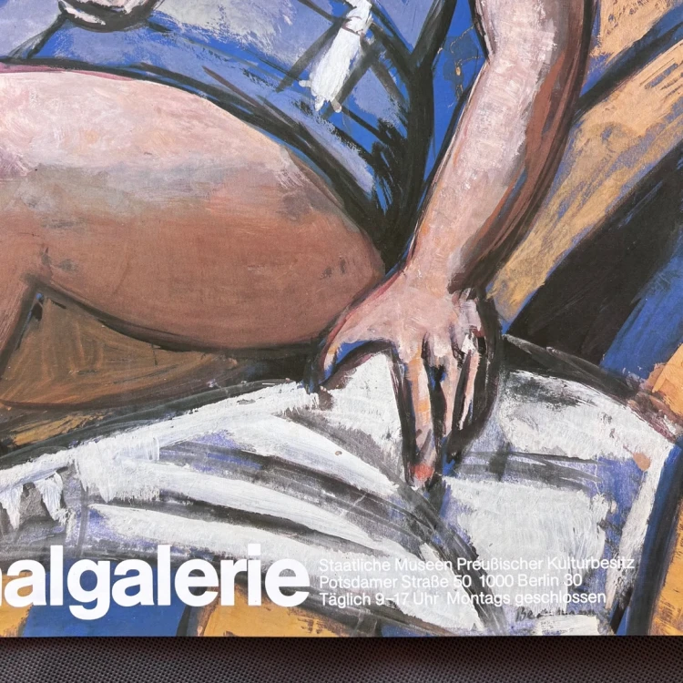 Max Beckmann 1984 druk Brüder Hartmann