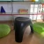 Limonkowe pufy Ikea z lat 90-tych