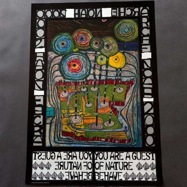 Hundertwasser You Are A Guest of Nature Bahave (