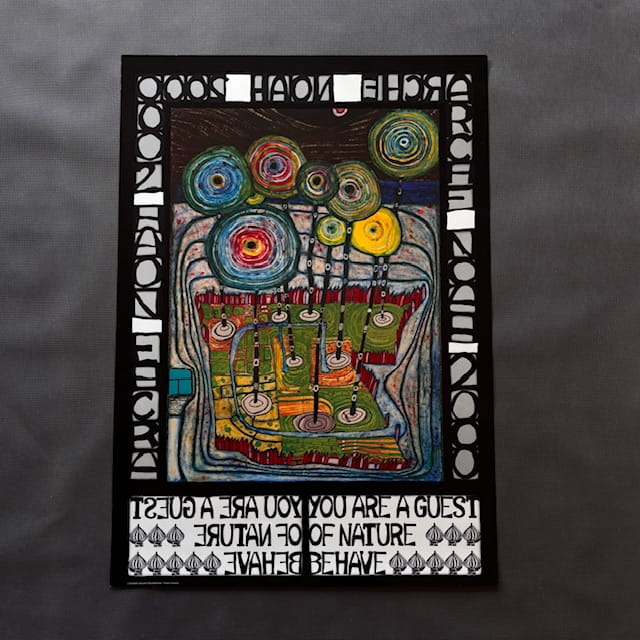 Hundertwasser You Are A Guest of Nature Bahave (