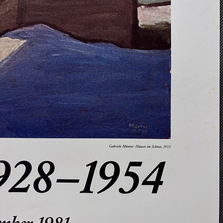 Dr. Heinrich Becker 1981 Gabriele Münter Vintage