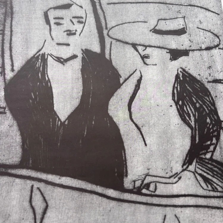 Erich Heckel afisz wystawowy Galerie Nierendorf w Berlinie 1973
