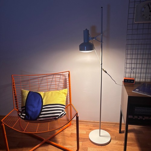 Stojąca metalowa lampa Ikea 80-te