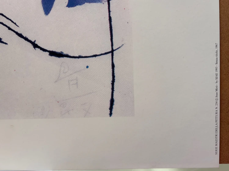 Joana Miró, wydanie z 1993 roku seria „Maestri della Pittura”