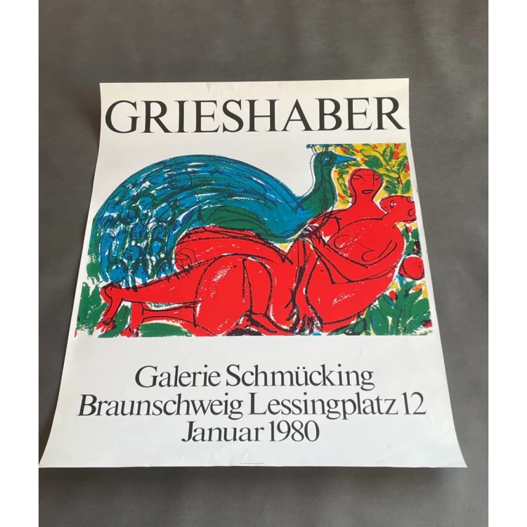 HAP Grieshaber, Galerie Schmücking, Brunszwik, 1980