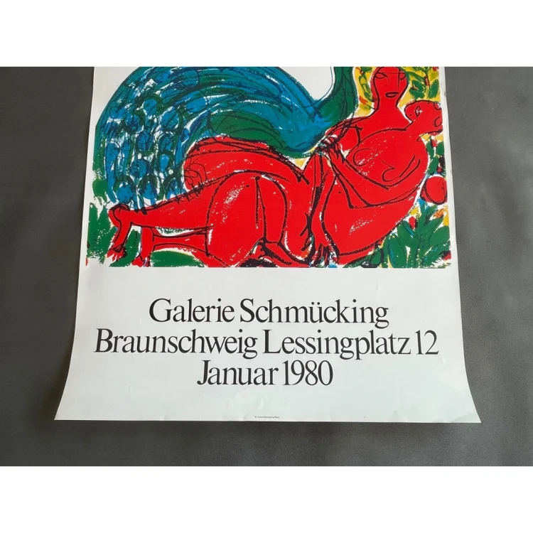 HAP Grieshaber, Galerie Schmücking, Brunszwik, 1980