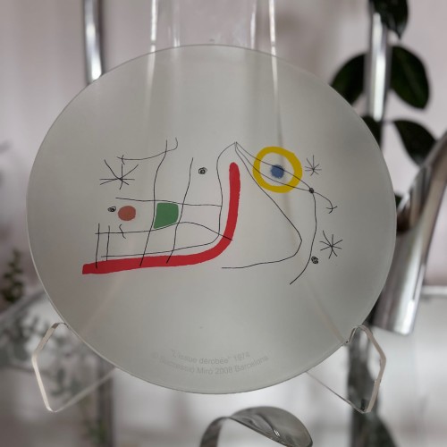 Piękny talerz dekoracyjny Joan Miró