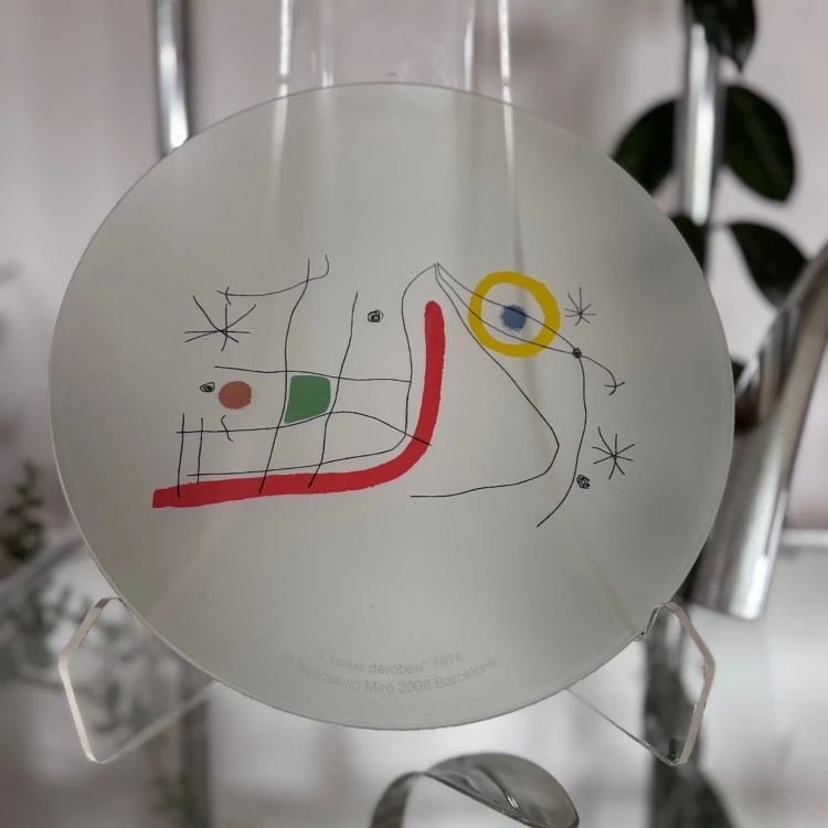 Piękny talerz dekoracyjny Joan Miró