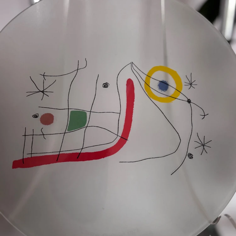Piękny talerz dekoracyjny Joan Miró