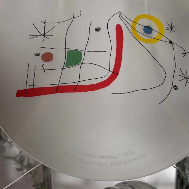 Piękny talerz dekoracyjny Joan Miró