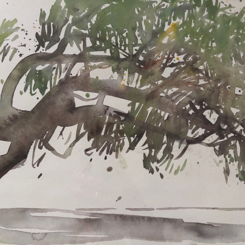 Grafika artystyczna Oskar Koller z Hohmann Art + Reprogalerie Köln Tree