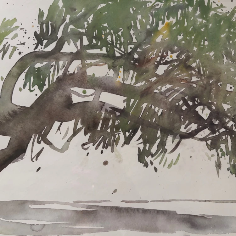 Grafika artystyczna Oskar Koller z Hohmann Art + Reprogalerie Köln Tree