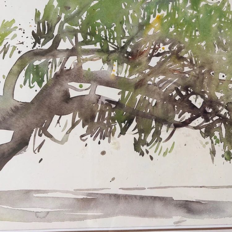 Grafika artystyczna Oskar Koller z Hohmann Art + Reprogalerie Köln Tree