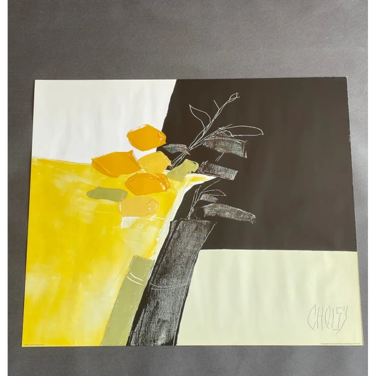 Choisy ,,Vase aux fleurs jaunes" francuski modernizm