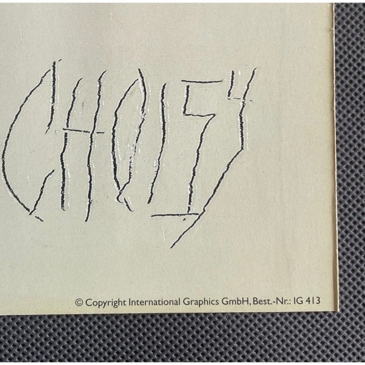 Choisy ,,Vase aux fleurs jaunes" francuski modernizm