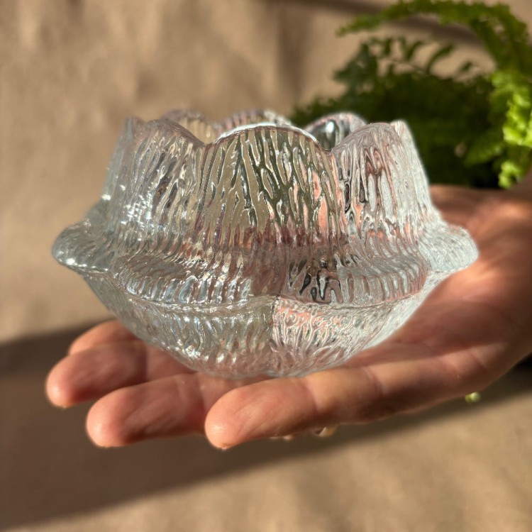 Holmegaard " Lotus " projekt Sidse Werner  Vintage Skandynawski Design