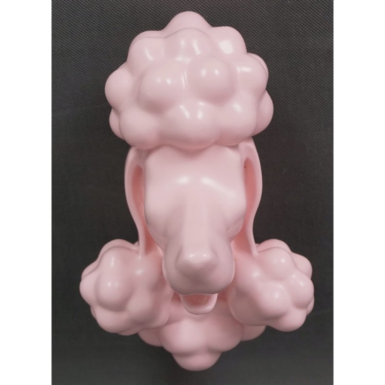 Niesamowita i Ceramiczna głowa Pudla PinK