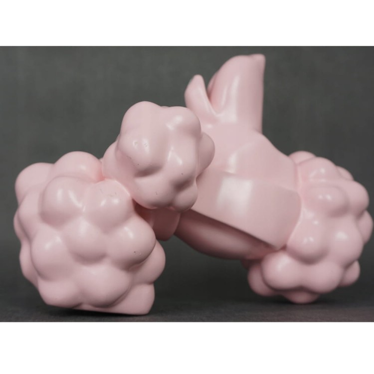 Niesamowita i Ceramiczna głowa Pudla PinK