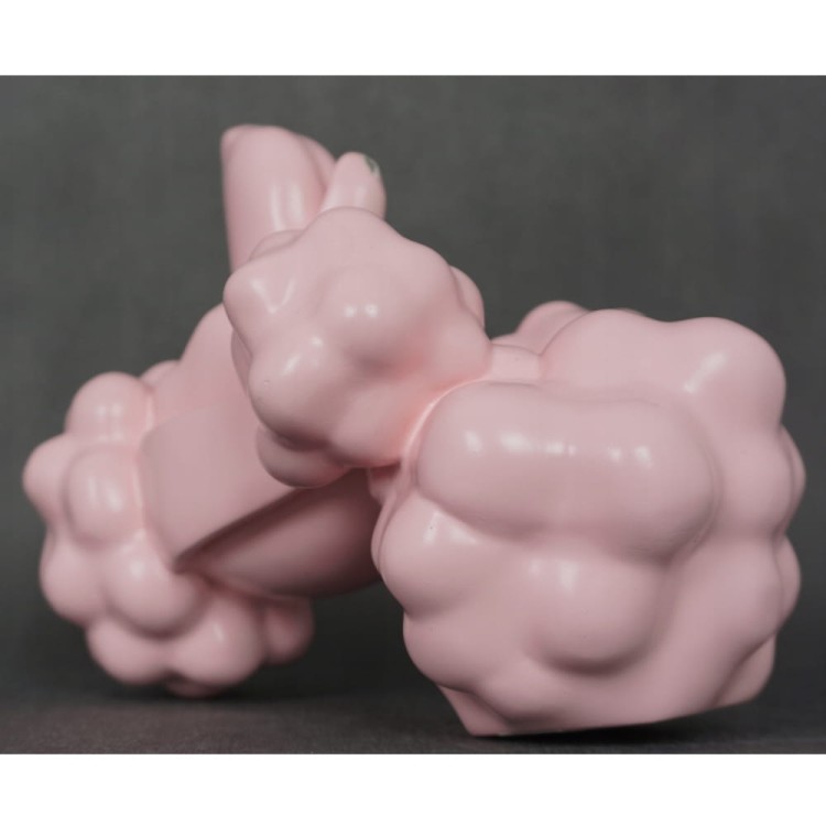 Niesamowita i Ceramiczna głowa Pudla PinK