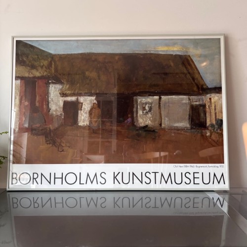 Olof Høst „Bognemark, formiddag” kolekcjonerski plakat muzealny Bornholms Kunstmuseum
