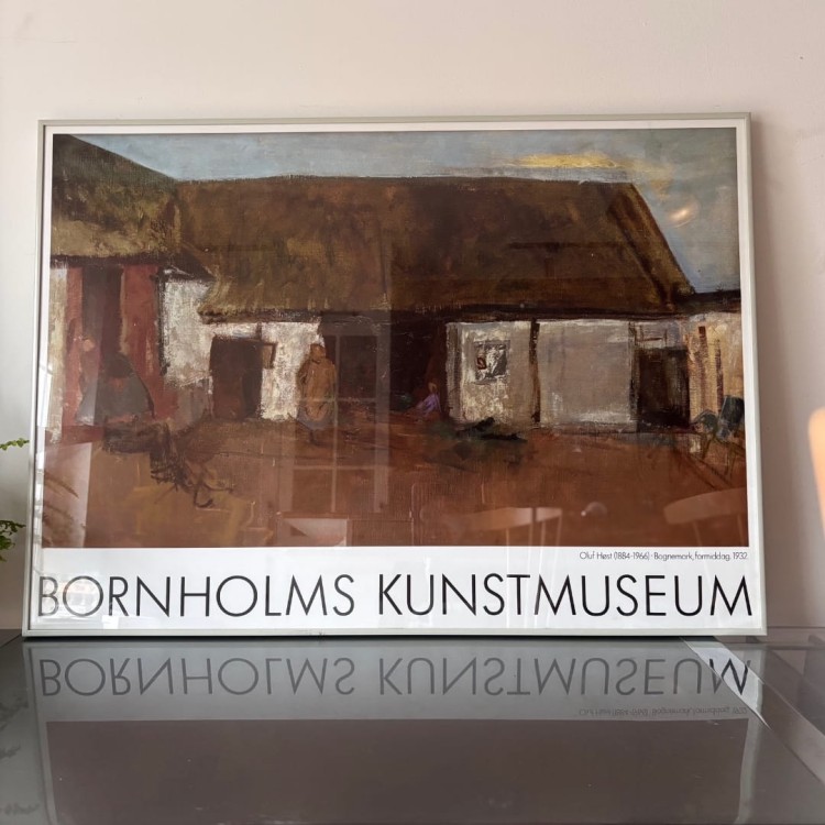 Olof Høst „Bognemark, formiddag” kolekcjonerski plakat muzealny Bornholms Kunstmuseum