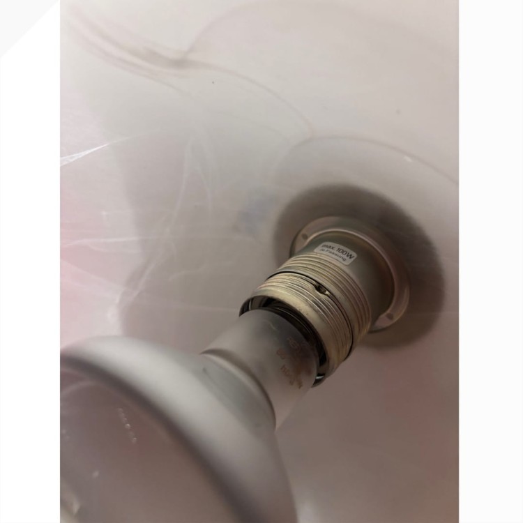 „ Murano w mosiądzu” – lampa sufitowa GKS Leuchten , Niemcy, lata 80.