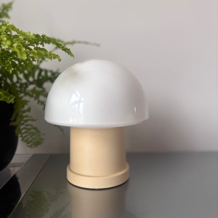 Para lampek stołowych „ Mushroom ” Massive, Belgia, lata 70./80 -te
