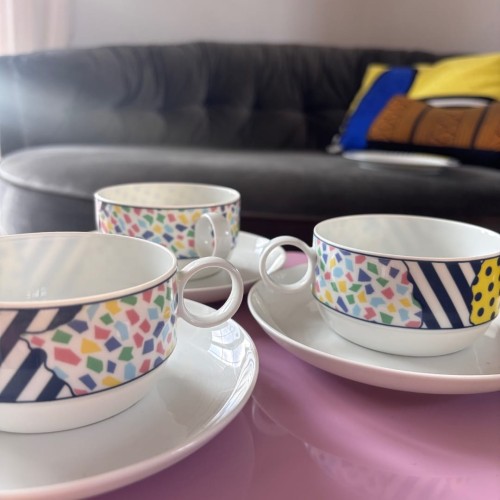 Filiżanki Rosenthal Studio Line, postmodernizm, Niemcy, XX w DUO